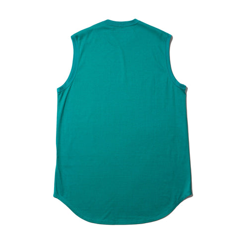 JULIUS 868CPM2 Viridian / Stan Graphic Sleeve Less Tops